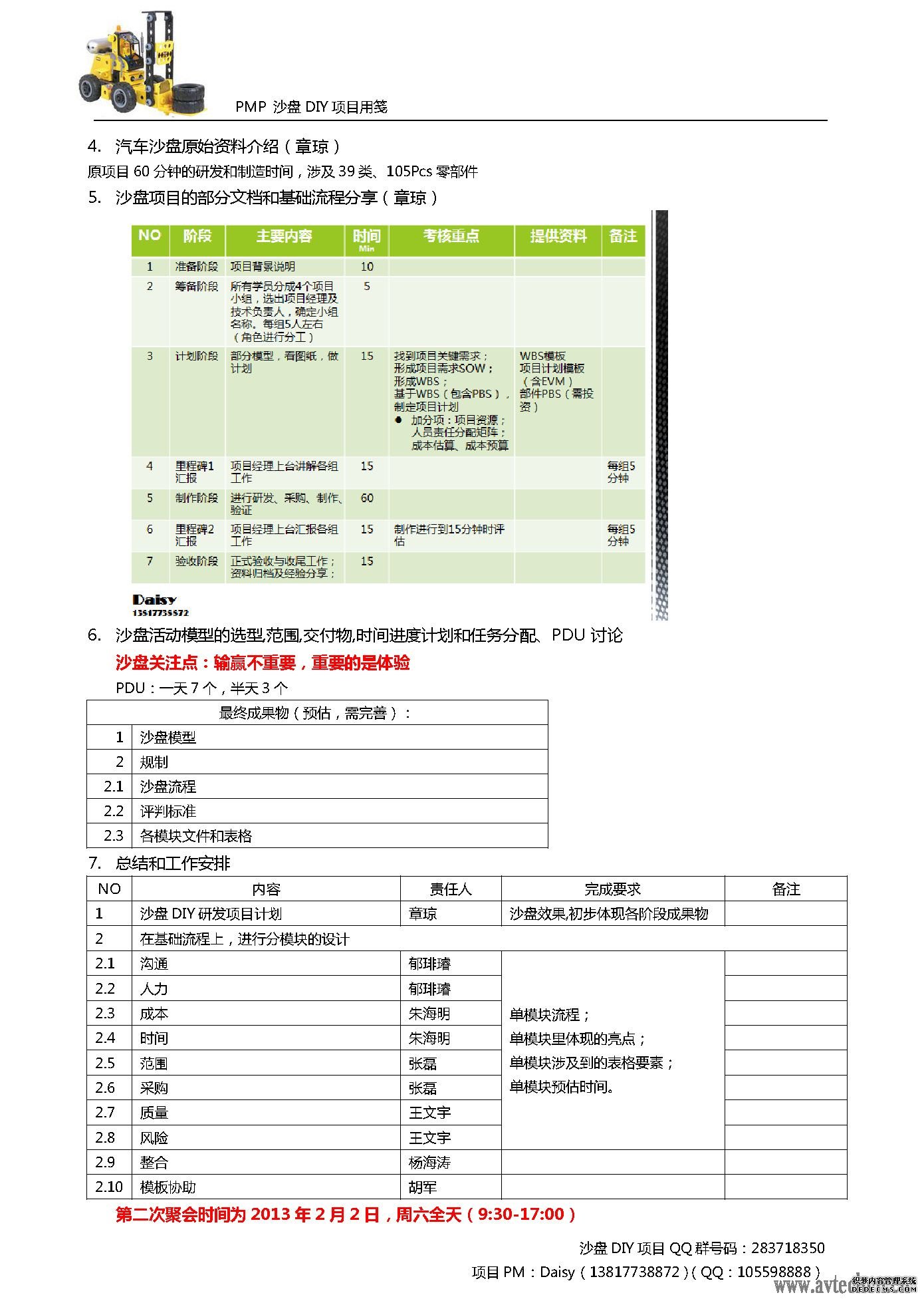 PMP沙盘DIY项目启动会1月12日圆满完成 -- 第2张