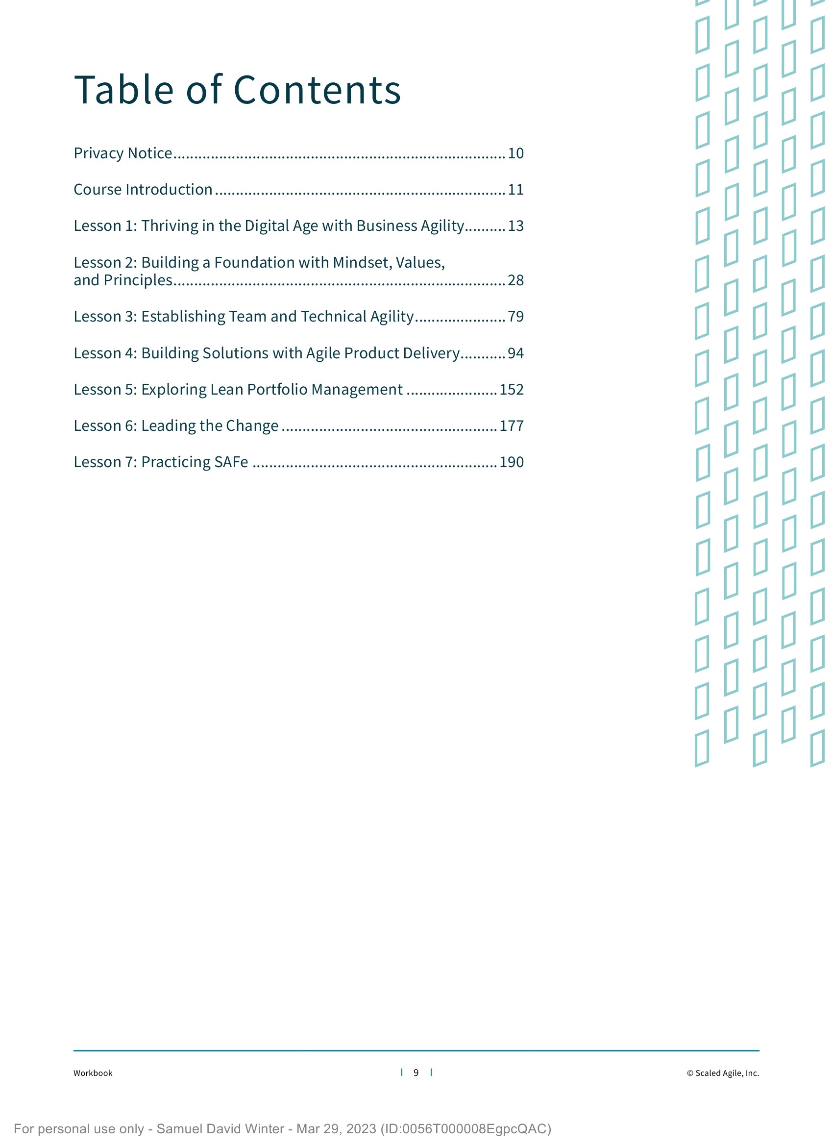 Leading SAFe官方教材：《Leading SAFe Digital Workbook》及知识体系介绍 -- 第4张