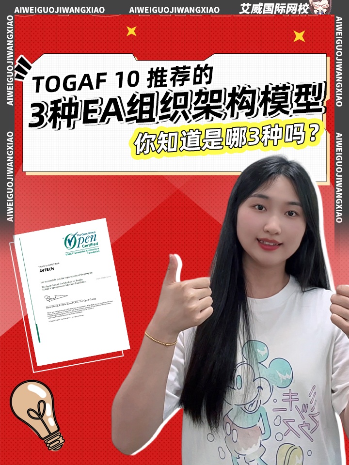 3种TOGAF 10推荐的EA组织架构模型，你知道是哪3种吗？缩略图
